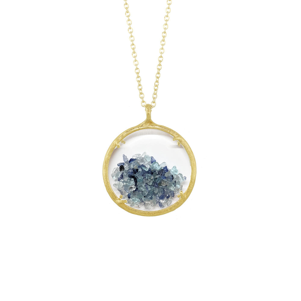 Custom Mixed Large Birthstone Shaker Necklace