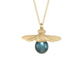 Bee Gemstone Necklace