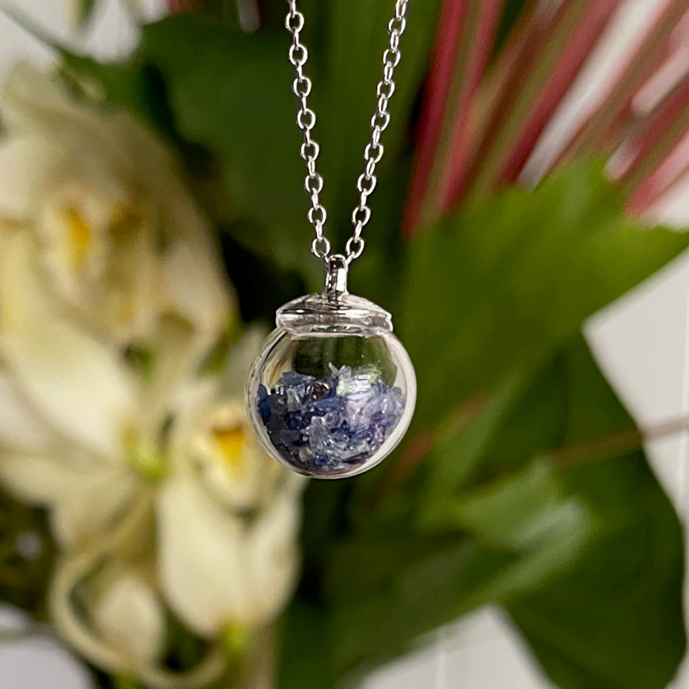 Birthstone Globe Necklace - September