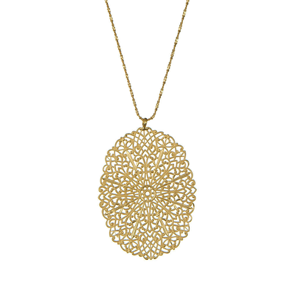 Long Filigree Necklace
