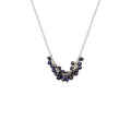 Horizontal Cluster Necklace - Selected Silver Styles Only