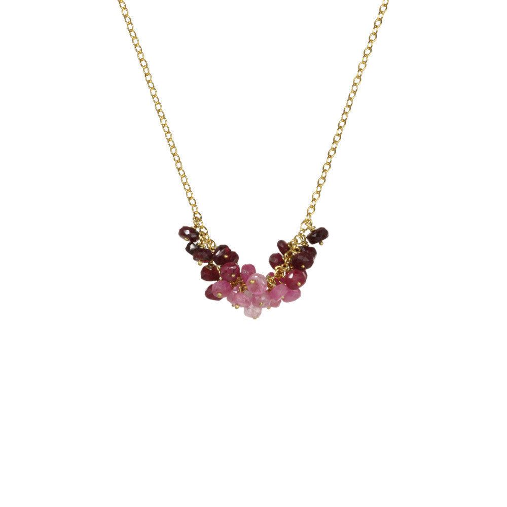 Horizontal Cluster Necklace - Selected Gold Styles Only