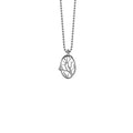 Oval Branch with Coral Necklace