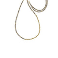 Long Reverse Gemstone Fade Necklace - Select Gold Styles