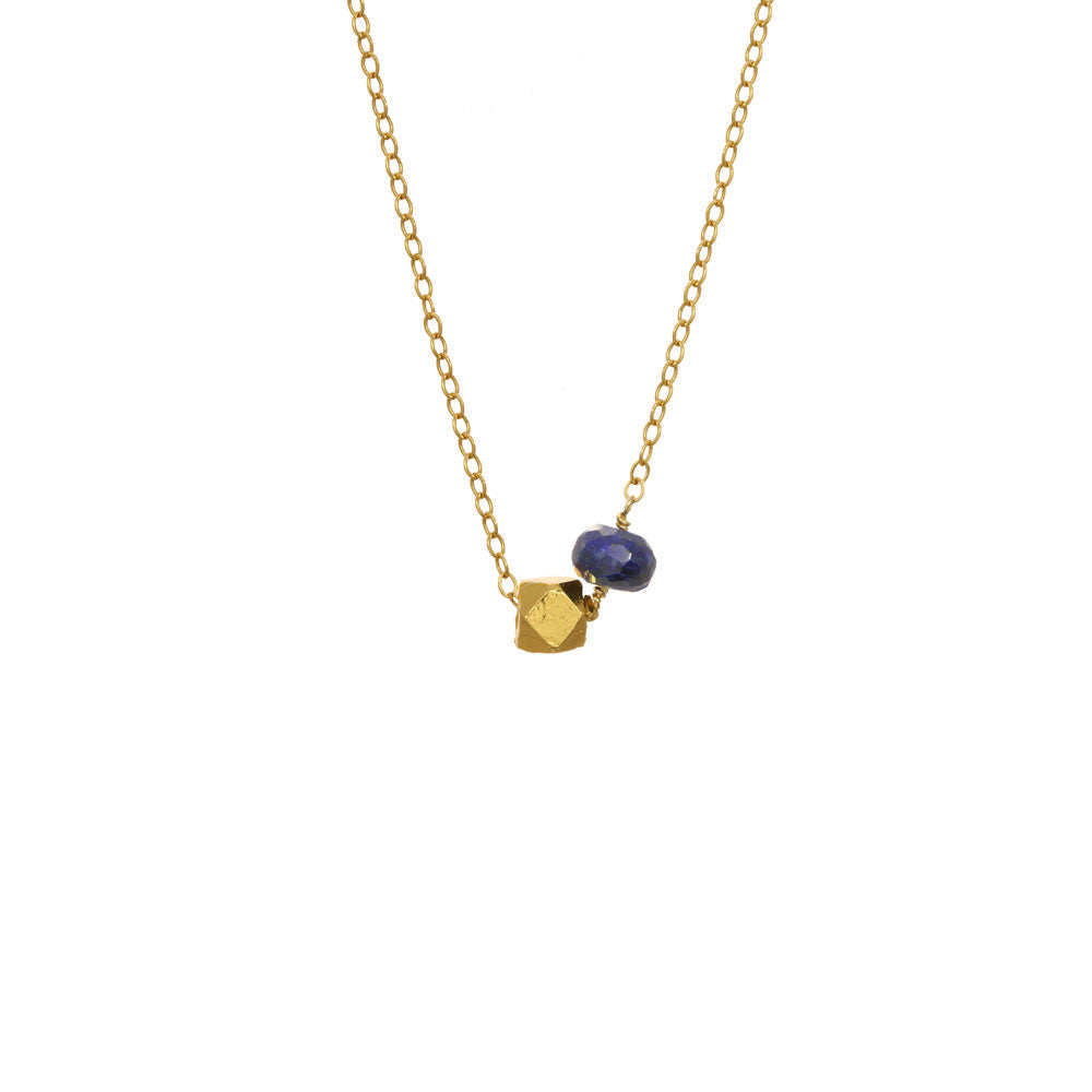Large Rondelle and Nugget Necklace