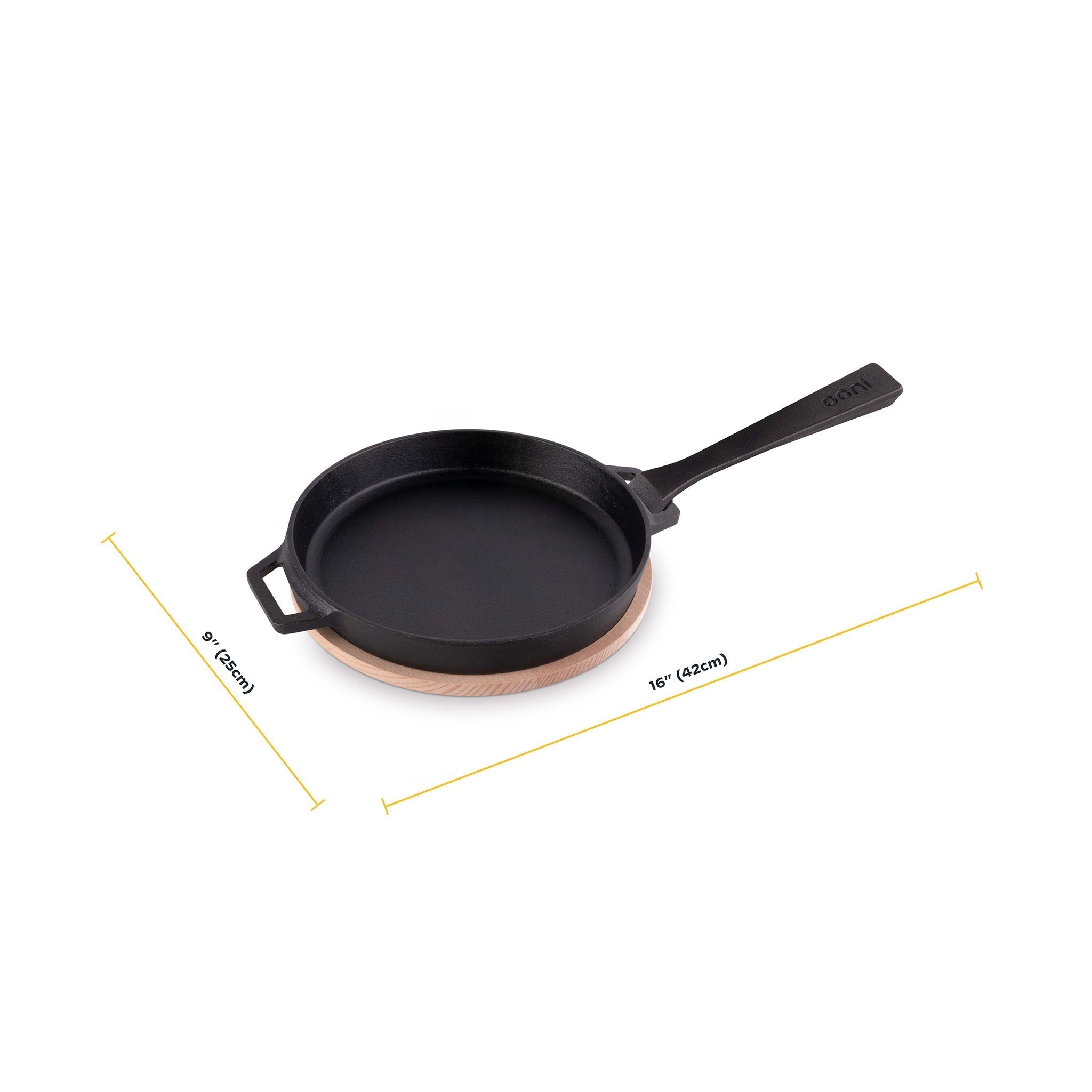 Ooni Cast Iron Skillet Pan