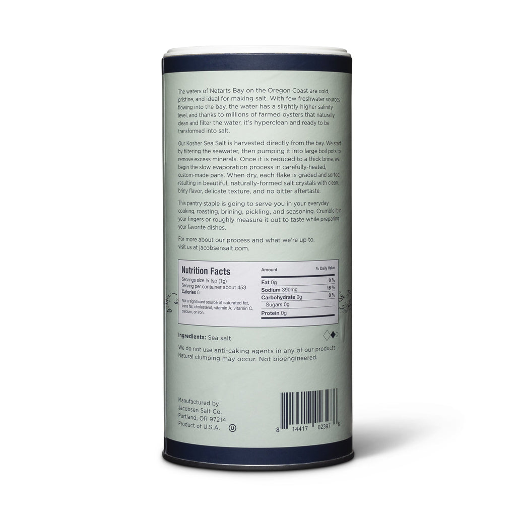 Jacobsen Kosher Sea Salt (1lb)