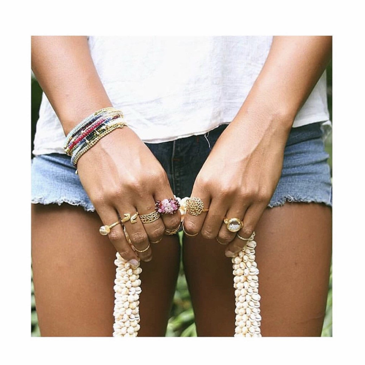 Domed Coral Ring