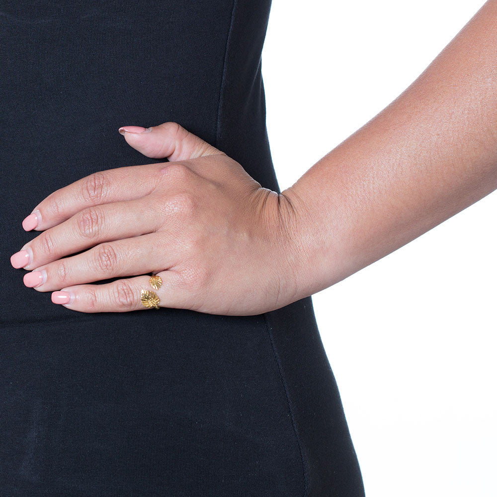 Monstera Wrap Ring