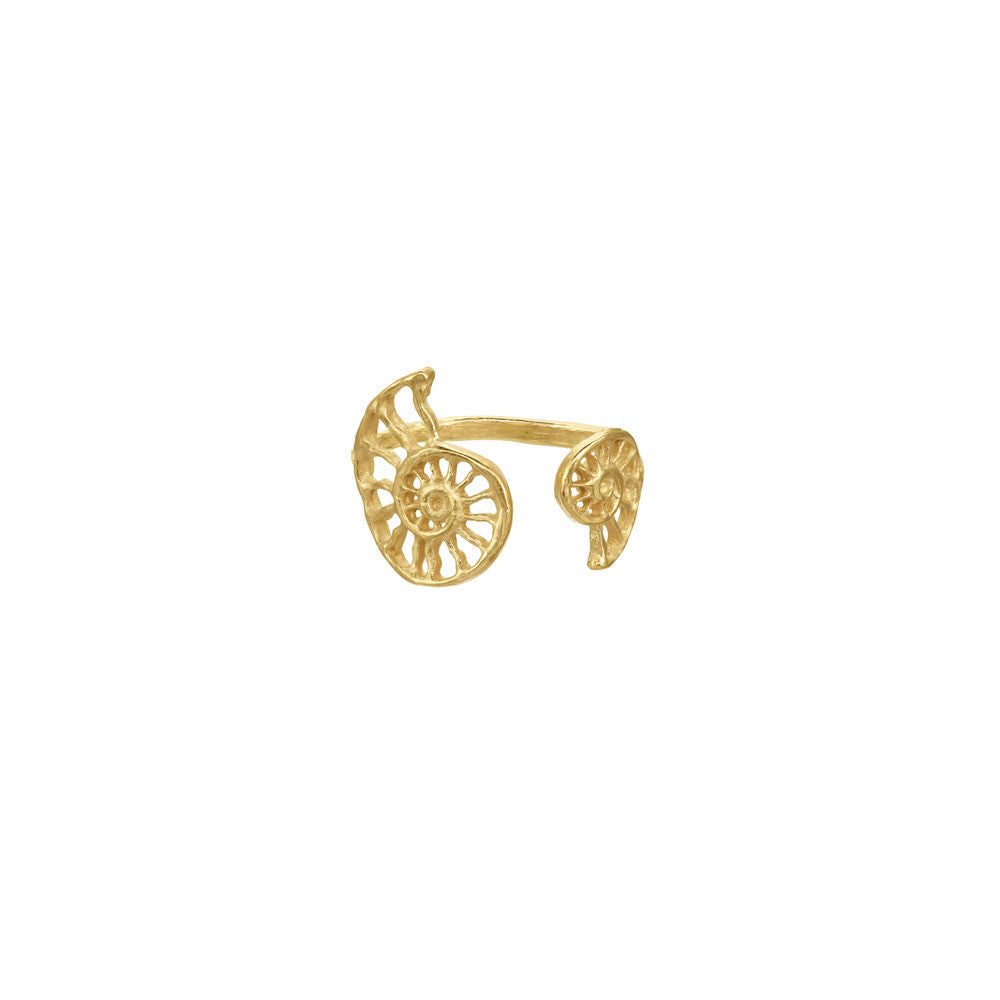 Double Nautilus Ring