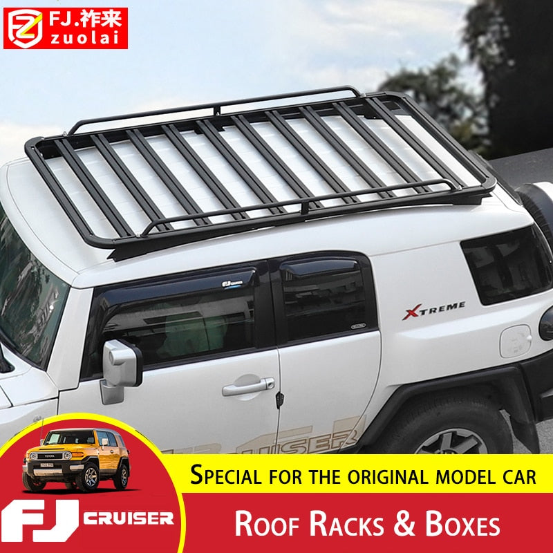 For Toyota FJ Cruiser Roof Racks Boxes Aluminum Magnesium Alloy Off-Road Modification