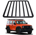 Aluminium (55 x 63) Black Car Roof Platform Rack Universal Flat Roof Rack