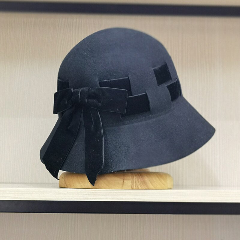 Winter women bucket hat