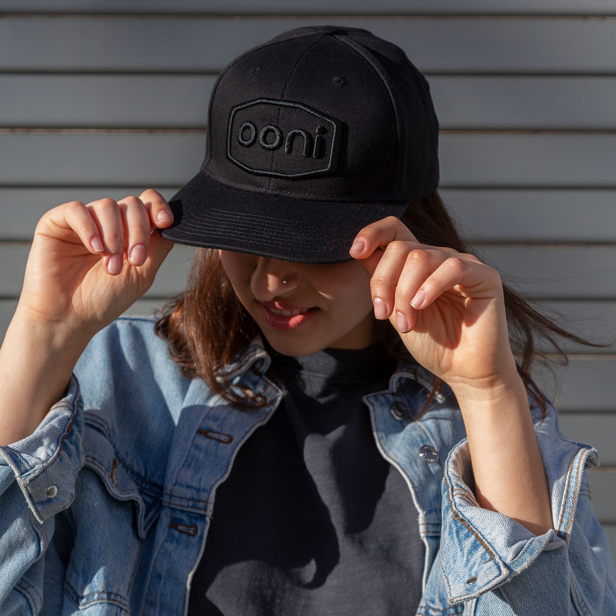 Ooni Logo Black on Black Snapback