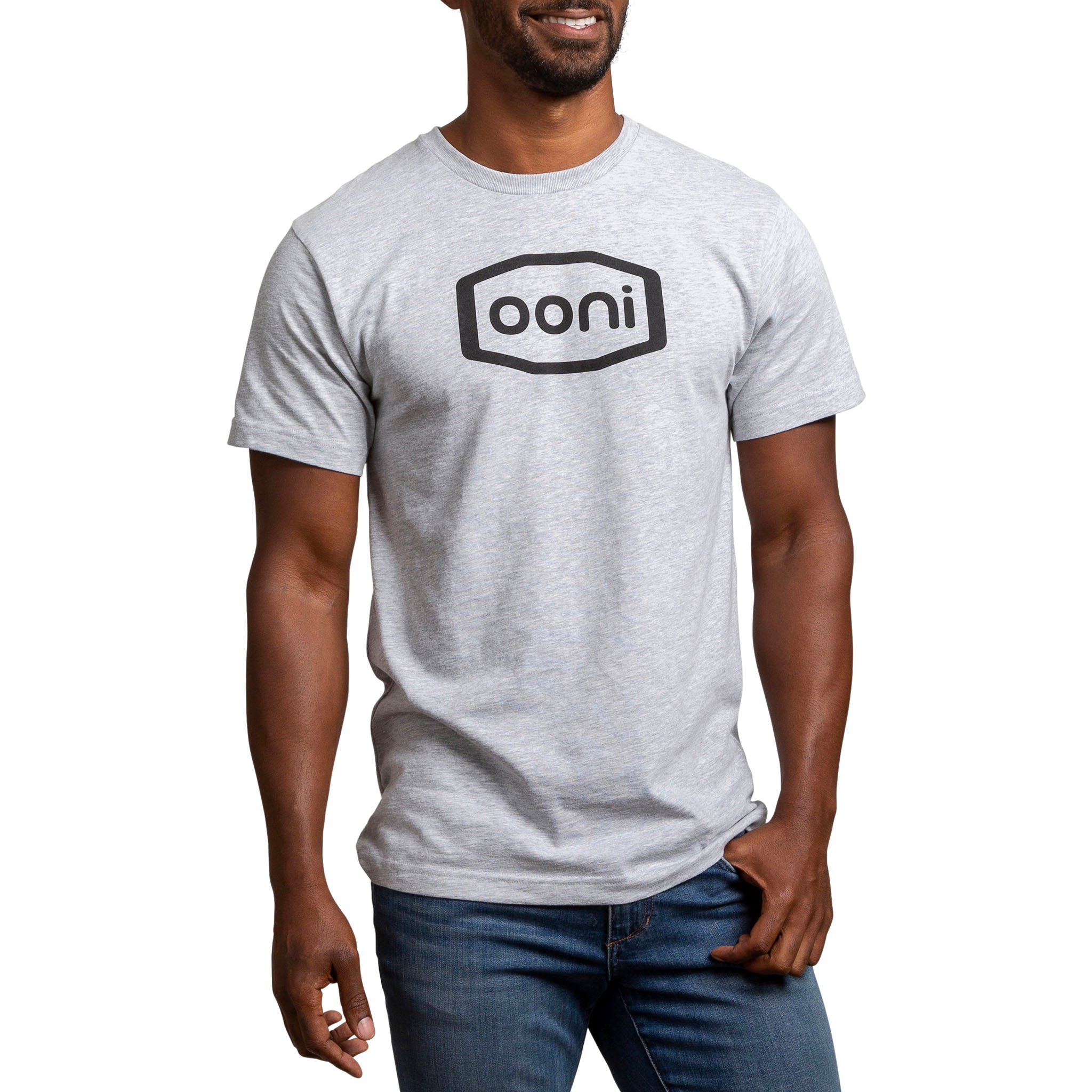 Ooni Minimal Logo Light Gray Unisex T-shirt