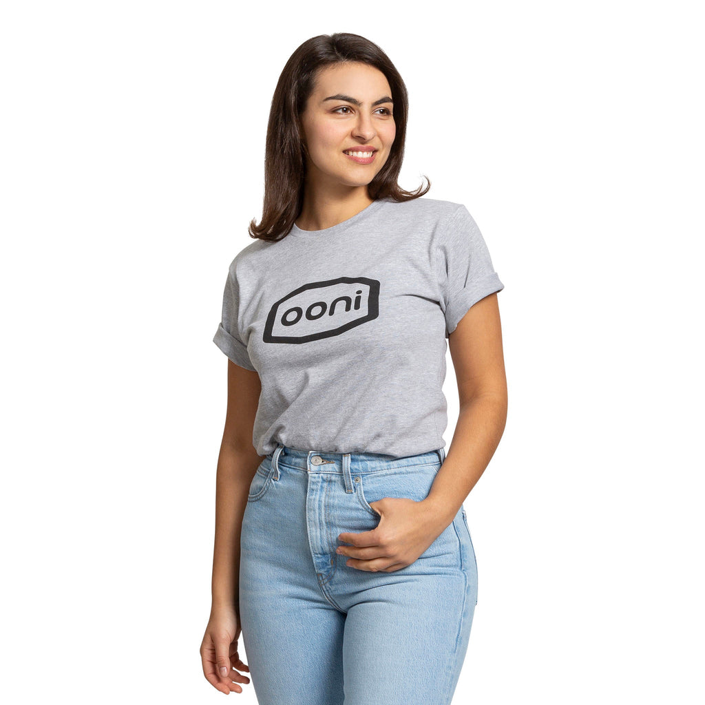 Ooni Minimal Logo Light Gray Unisex T-shirt