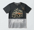 Lurex Vintage Mountain Compass Explore and Create Premium Tee