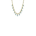 Short Rondelle Drop Necklace
