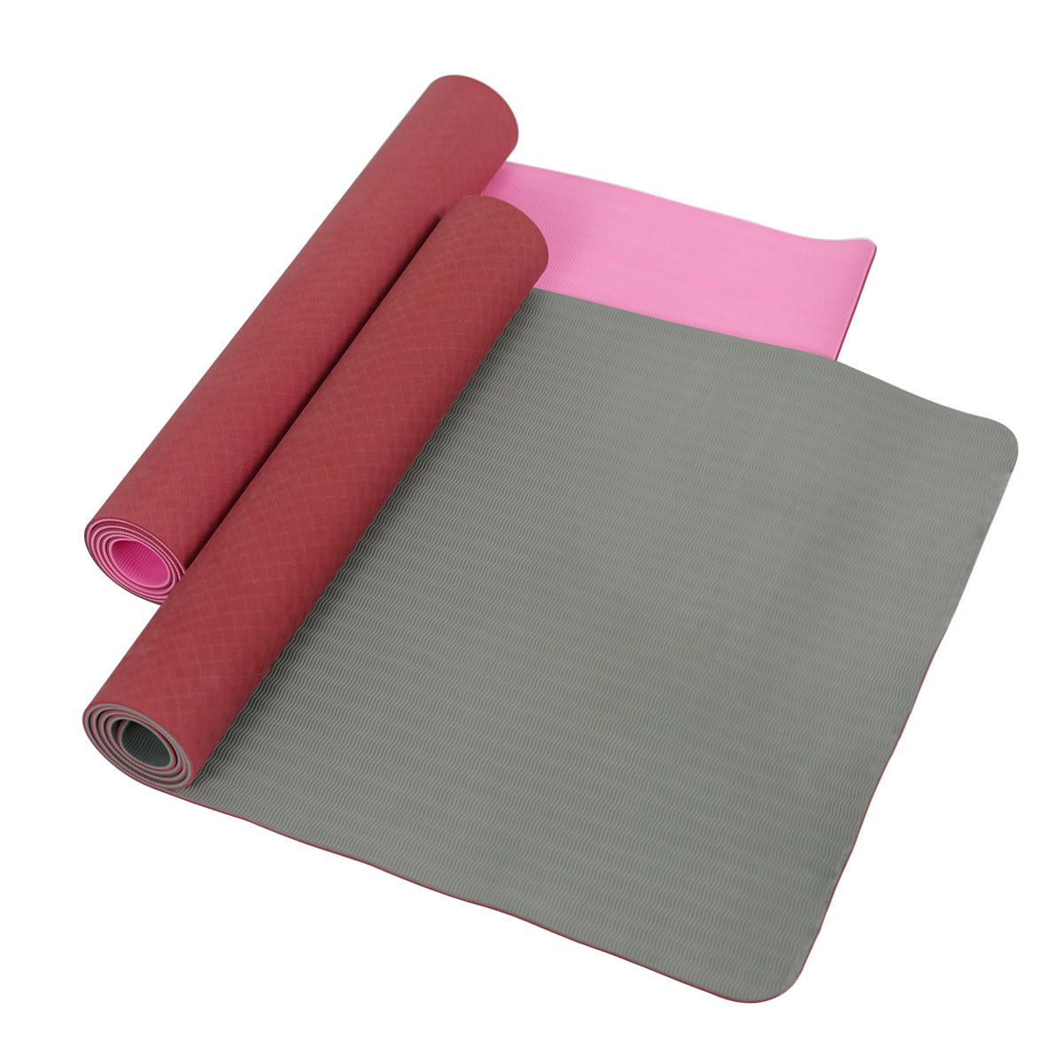 Yoga Mat Extra Wide and Length 30" x 72" - Dual Color