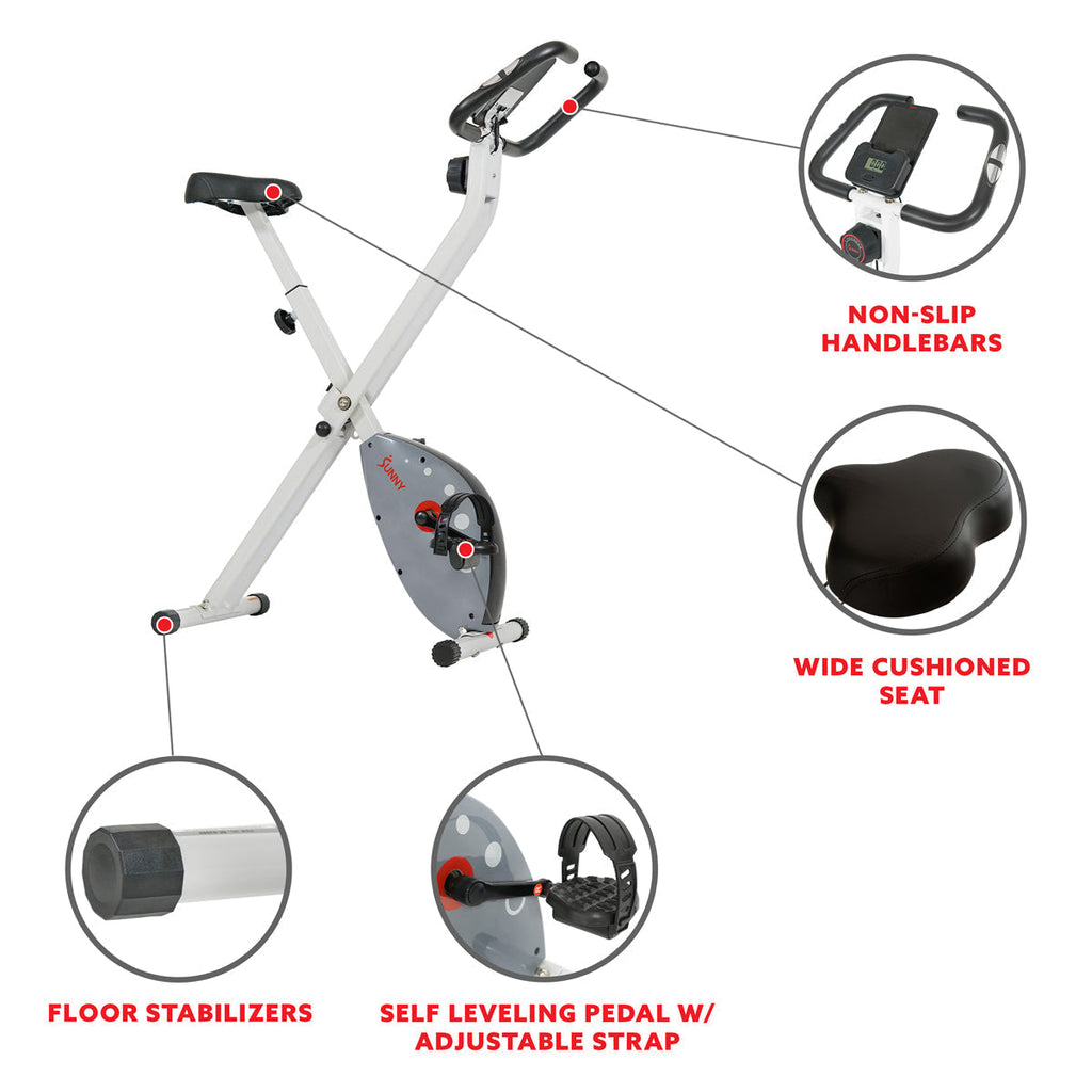 Stationary Exercise Foldable Bike