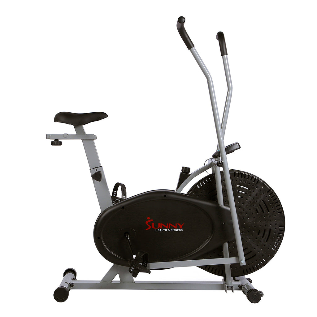 Air Resistance Hybrid Upright Exercise Bike w/ Arm Exercisers