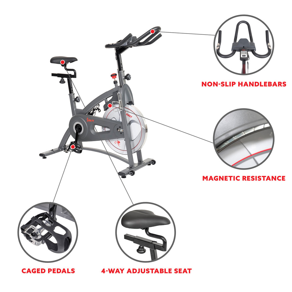 Endurance Belt Drive Magnetic Indoor Exercise Cycle Bike
