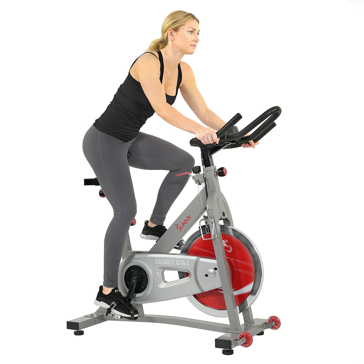 Fitness Pro II Indoor Cycling Bike with Device Mount and Advanced Display