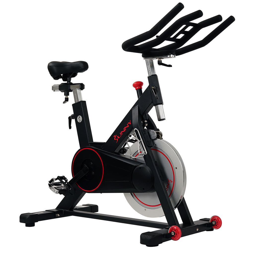 Magnetic Belt Drive Indoor Cycling Bike w/ High Weight Capacity and Device Holder