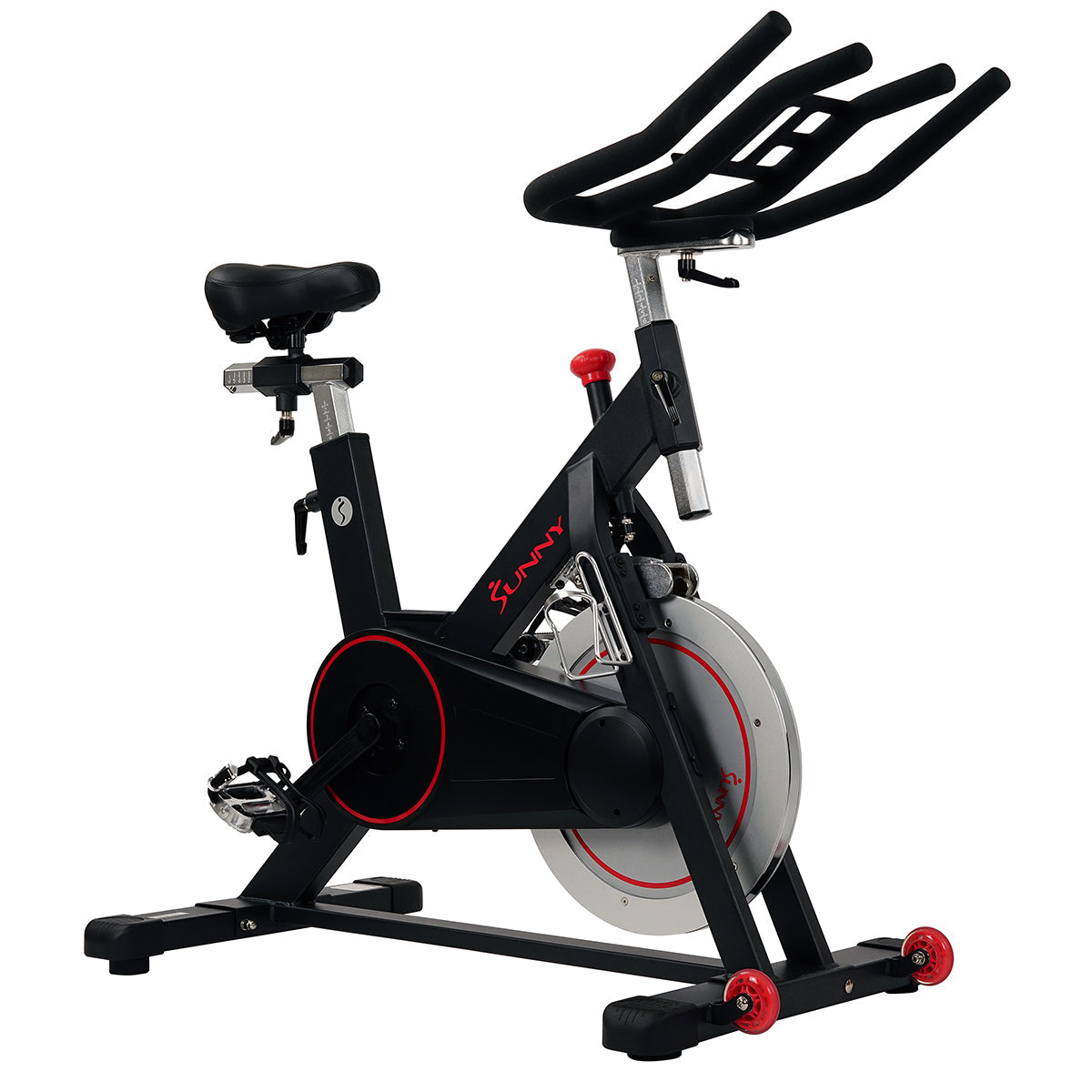 Magnetic Belt Drive Indoor Cycling Bike w/ High Weight Capacity and Device Holder