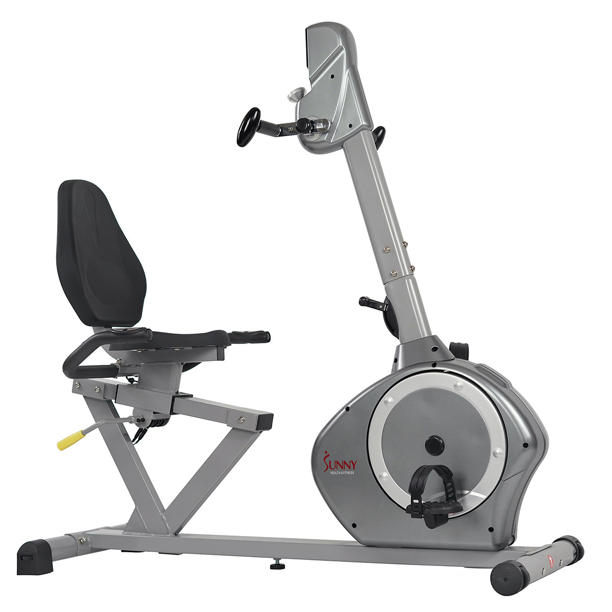 Magnetic Recumbent Exercise Bike, 350 lb High Weight Capacity, Arm Exercisers, Monitor, Pulse Rate