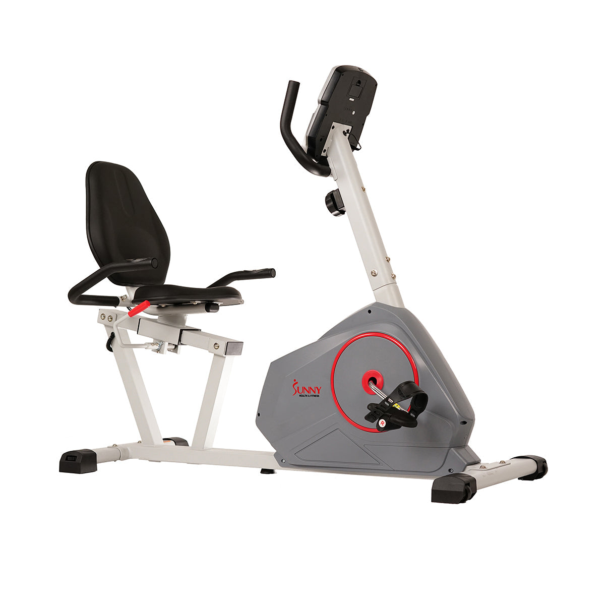 Magnetic Recumbent Exercise Bike with Silent Belt Drive, Performance Monitor, BMI Calculator