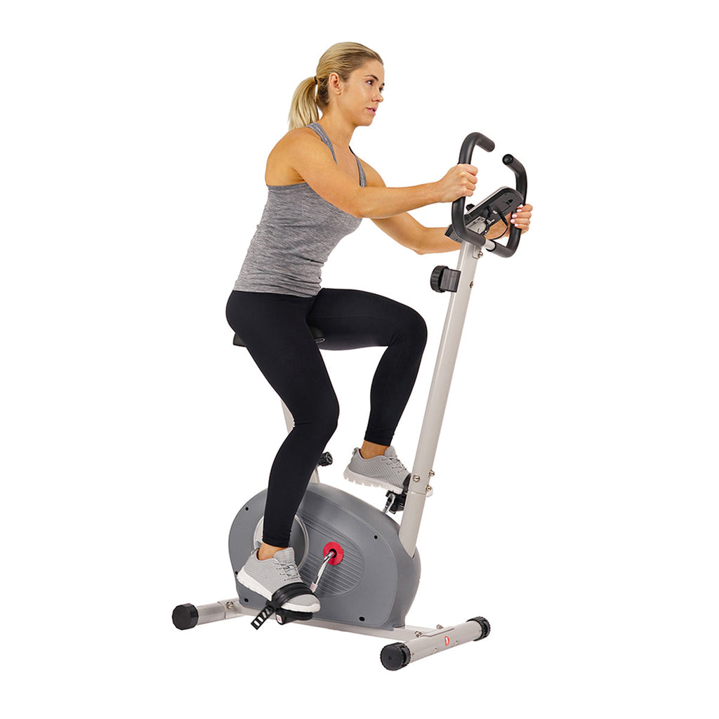 Magnetic Resistance Upright Bike with Advanced Digital Monitor