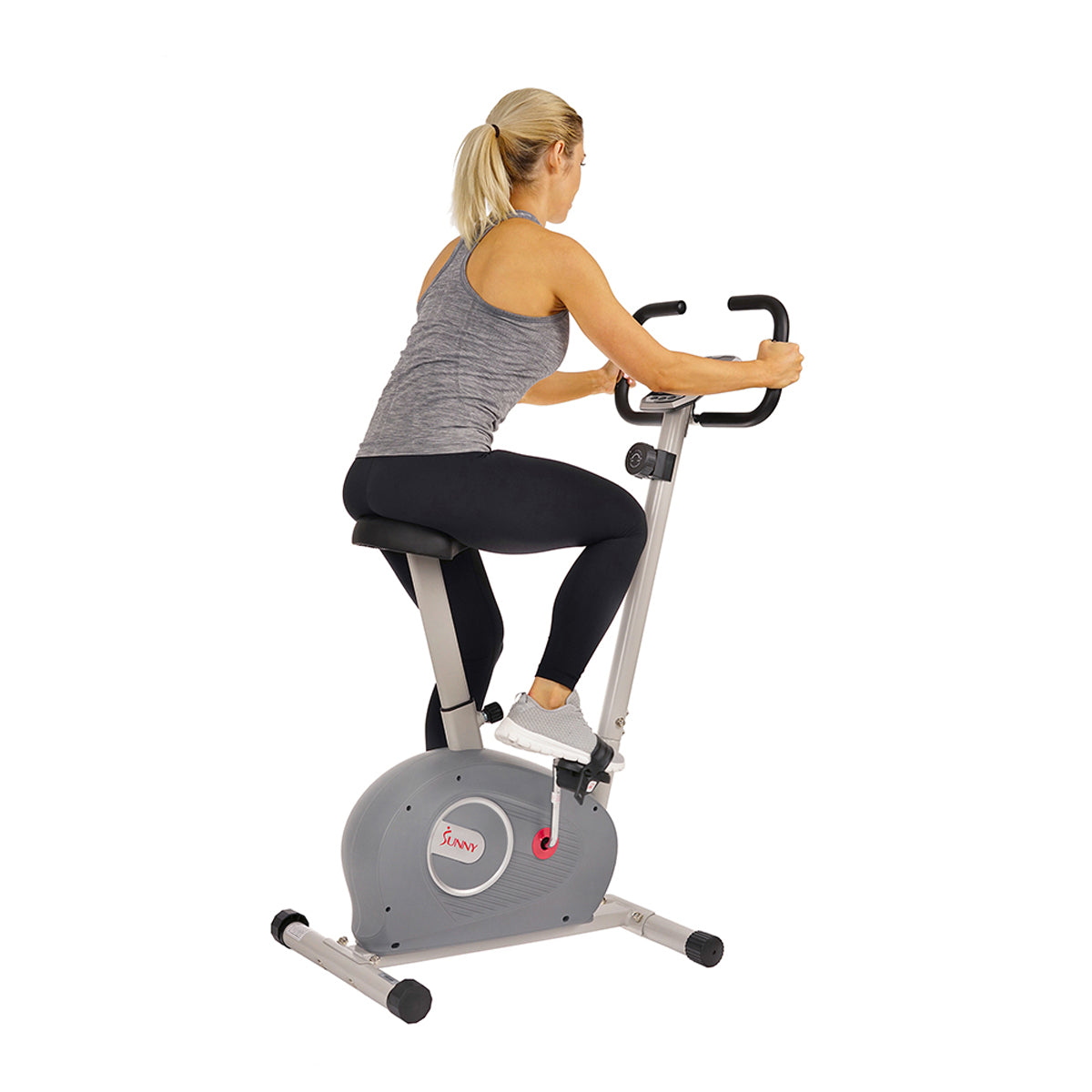 Magnetic Resistance Upright Bike with Advanced Digital Monitor