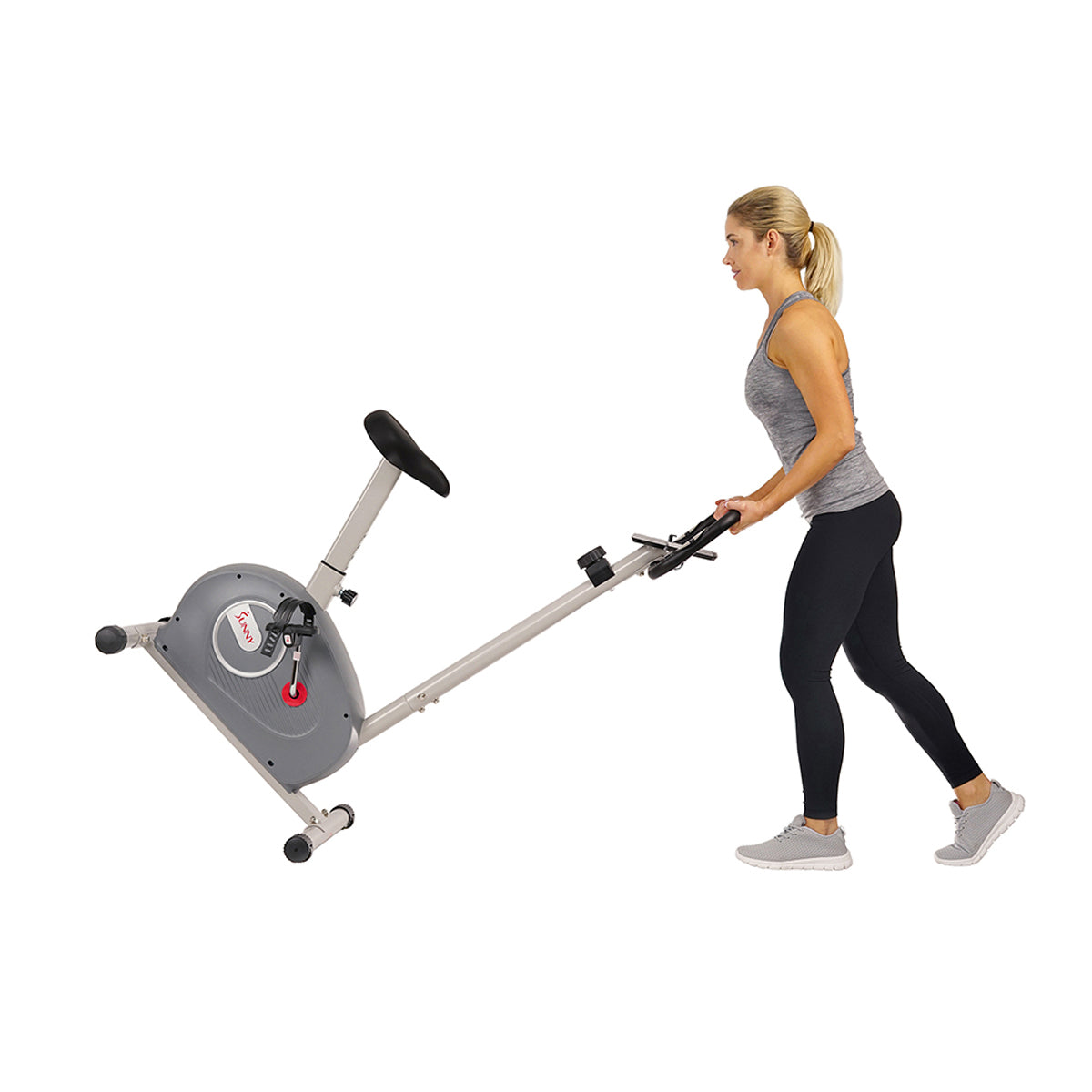 Magnetic Resistance Upright Bike with Advanced Digital Monitor