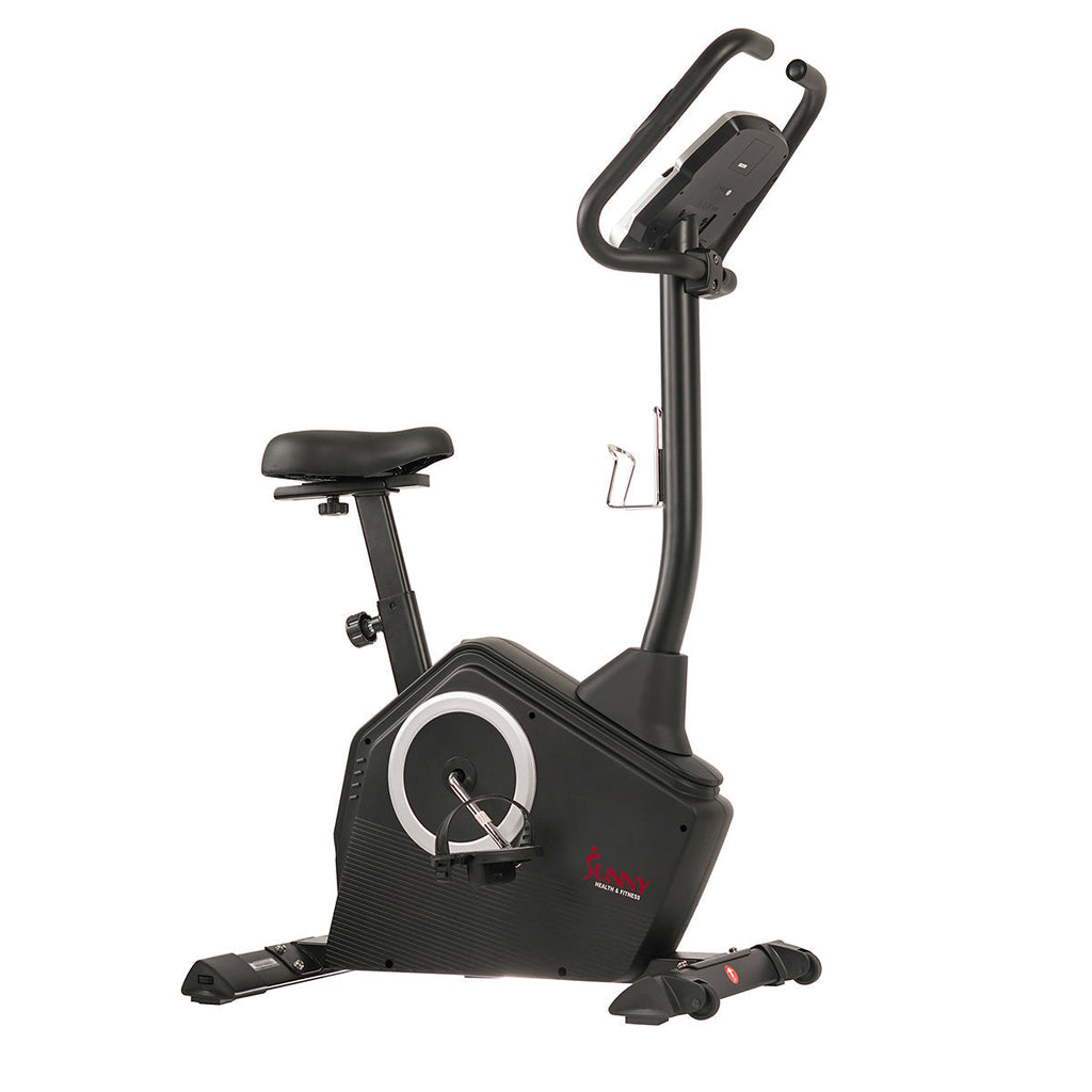 Magnetic Upright Exercise Bike with Programmable Monitor and Pulse Rate Monitoring