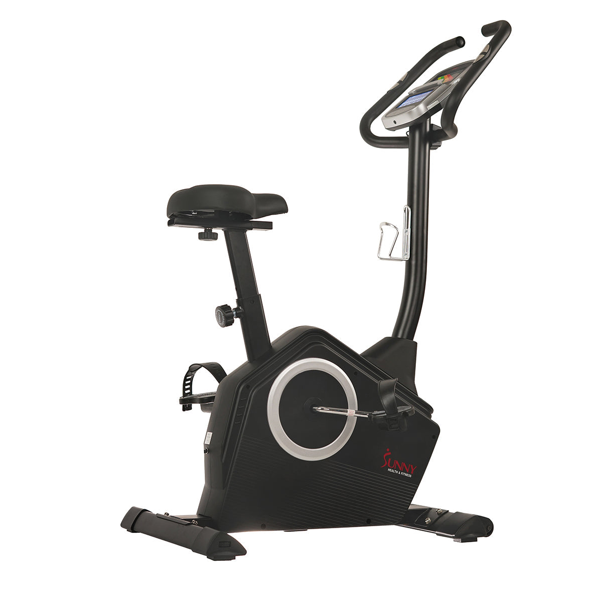 Magnetic Upright Exercise Bike with Programmable Monitor and Pulse Rate Monitoring