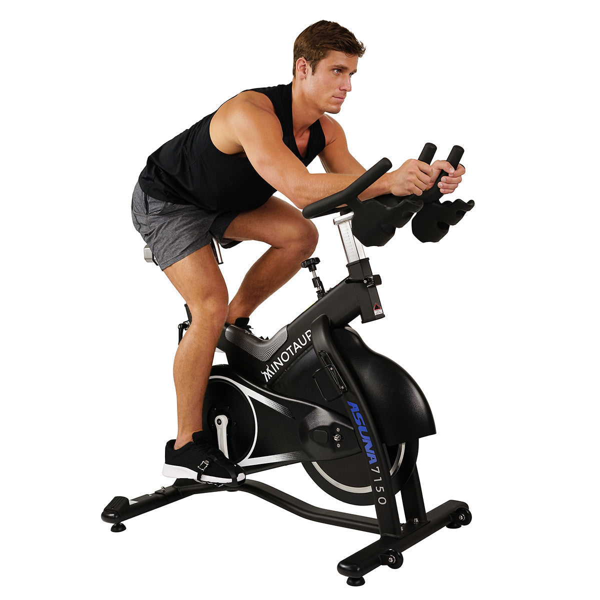 Minotaur Cycle Exercise Bike - Magnetic Belt Drive High Weight Capacity Indoor Cycling Bike