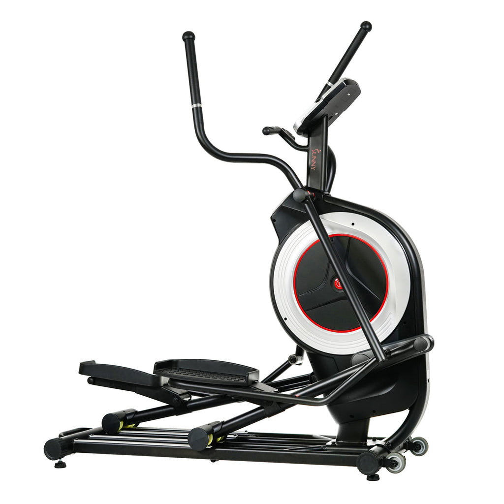 Motorized Elliptical Machine w/ Device Holder, Programmable Monitor and Heart Rate Monitoring
