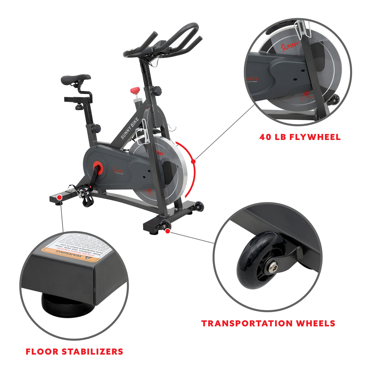 Pro II Magnetic Indoor Cycling Bike