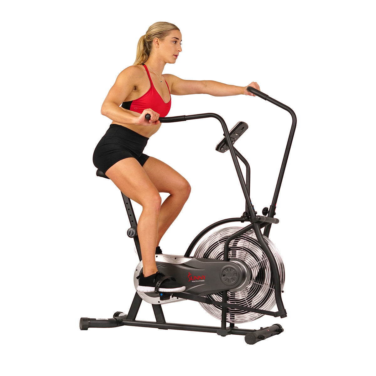 Zephyr Air Bike, Fan Exercise Bike w/ Unlimited Resistance, Adjustable Handlebars