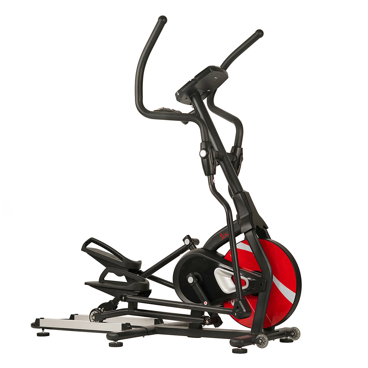 Magnetic Elliptical Machine w/ Device Holder, LCD Monitor and Heart Rate Monitoring - Stride Zone