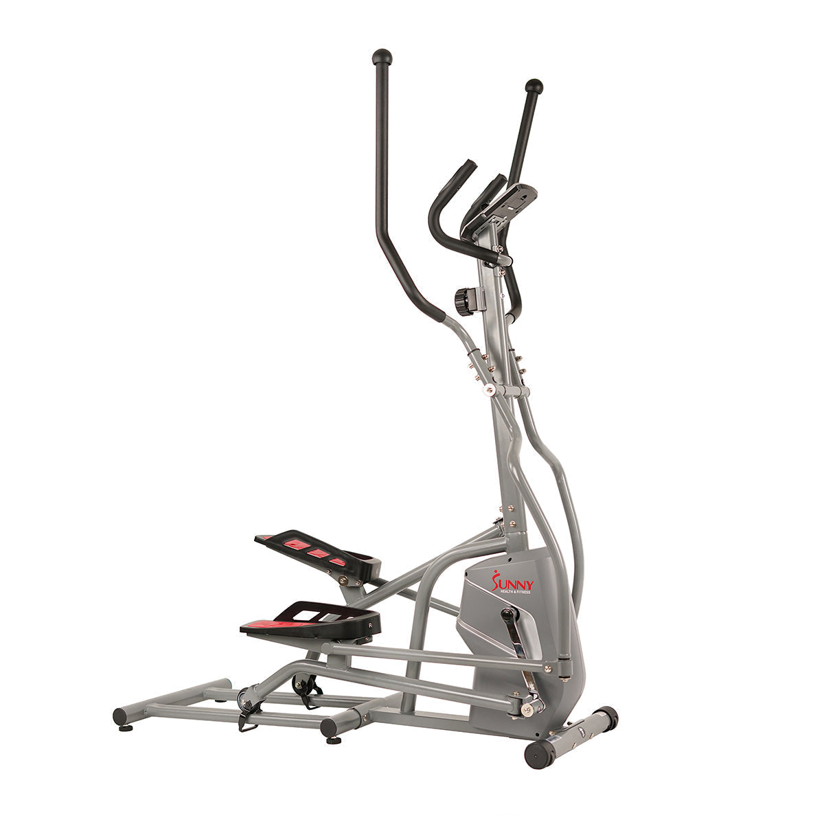 Magnetic Elliptical Trainer Elliptical Machine w/ Device Holder, LCD Monitor and Heart Rate Monitor