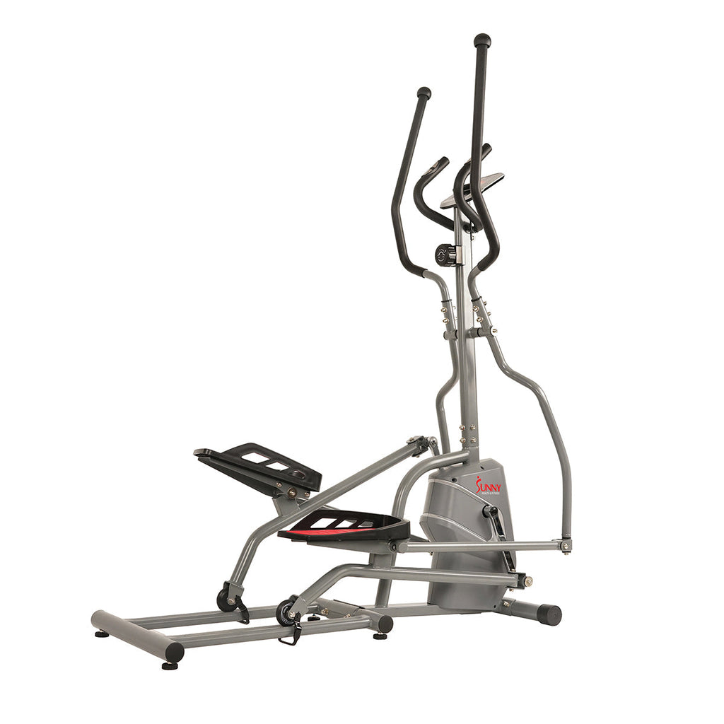Magnetic Elliptical Trainer Elliptical Machine w/ Device Holder, LCD Monitor and Heart Rate Monitor