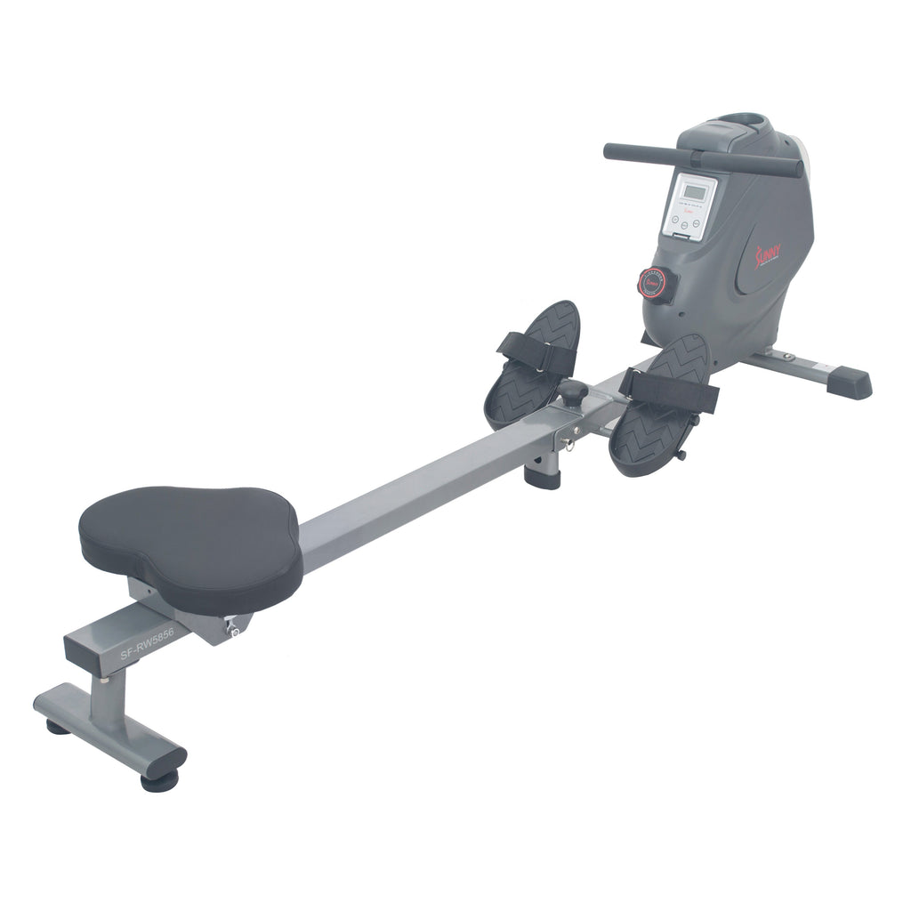 Magnetic Rowing Machine Rower, LCD Monitor w/Device Holder