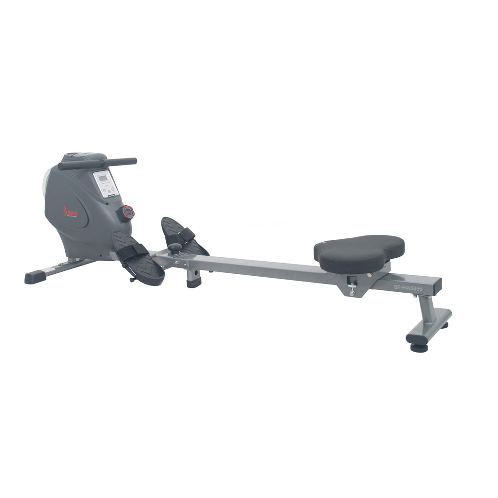 Magnetic Rowing Machine Rower, LCD Monitor w/Device Holder