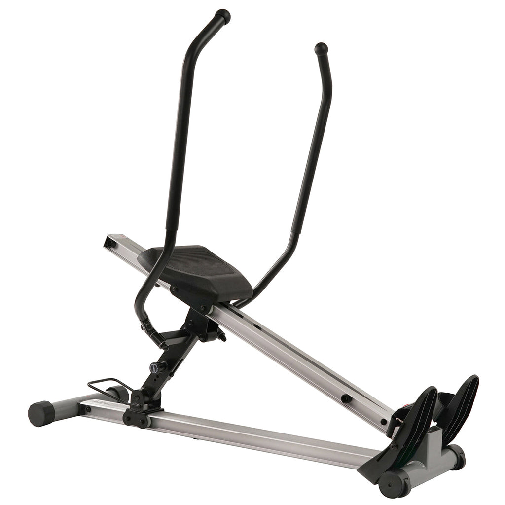 Incline Full Motion Rowing Machine Rower w/ 350 lb Weight Capacity and LCD Monitor