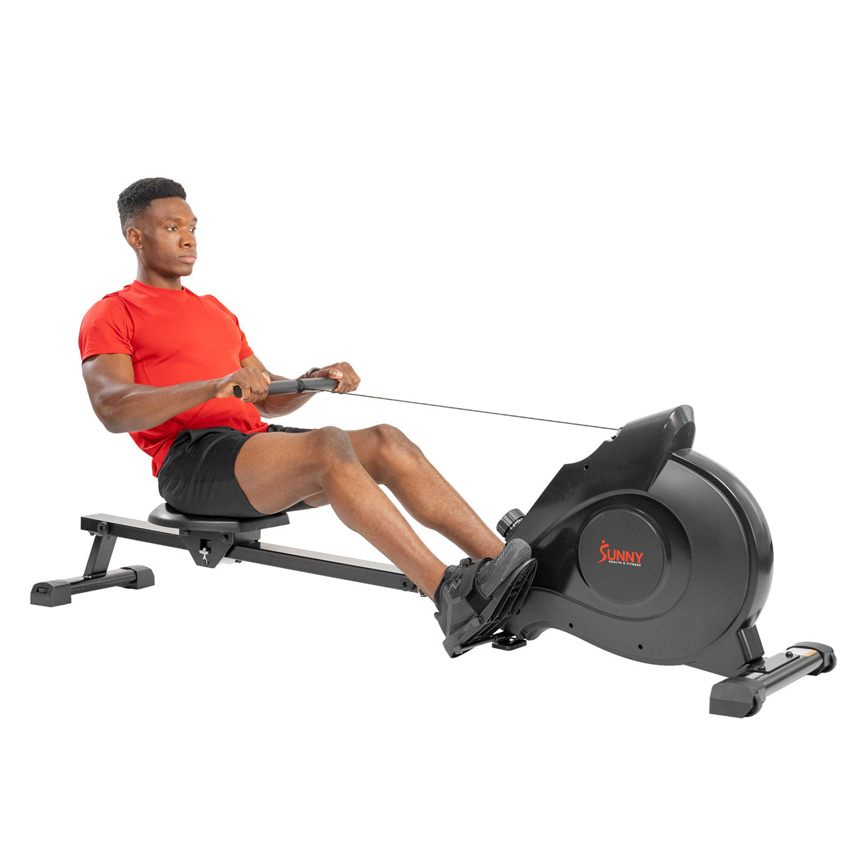 Magnetic Rowing Machine - Black
