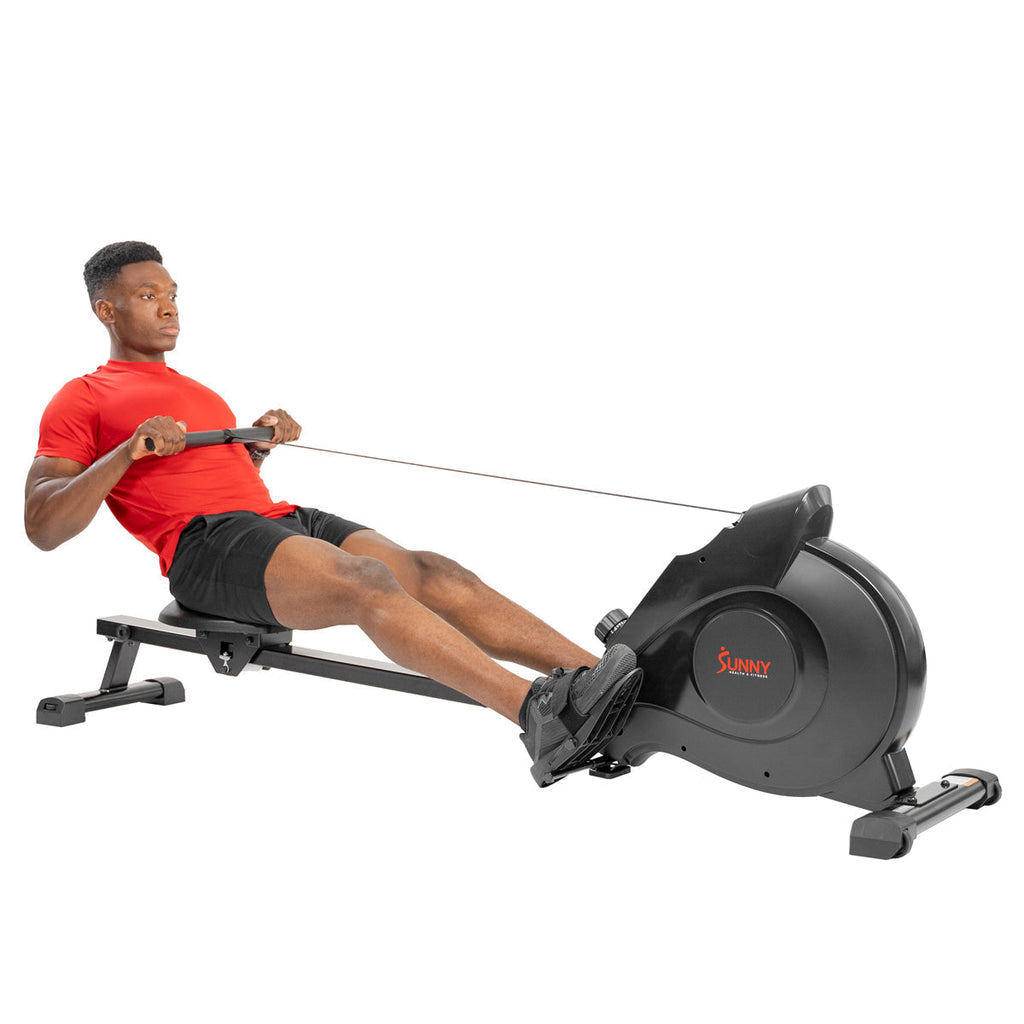 Magnetic Rowing Machine - Black