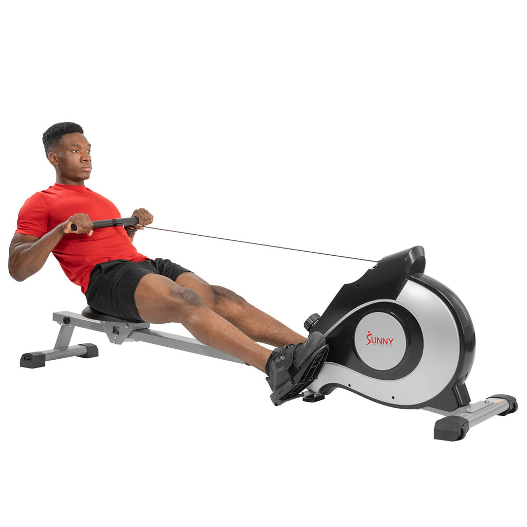 Magnetic Rowing Machine - Silver
