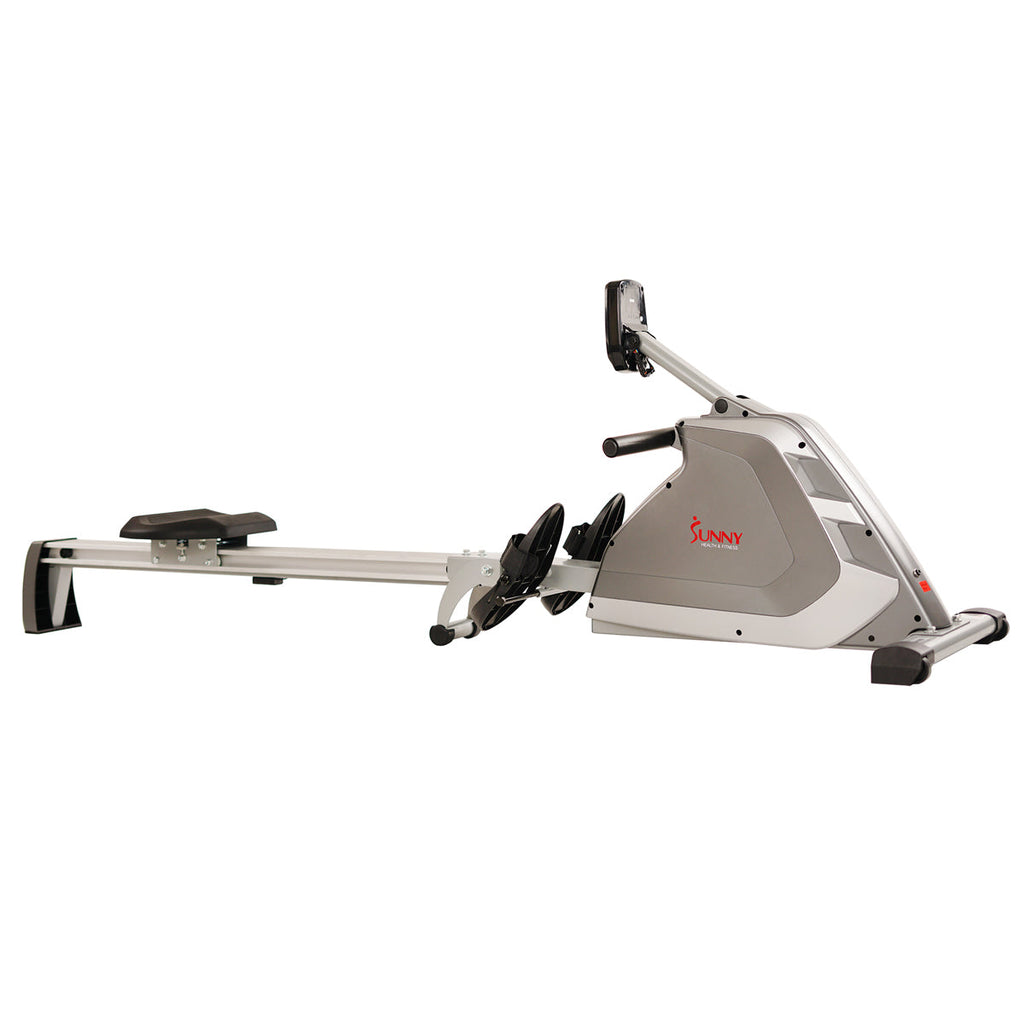 Magnetic Rowing Machine Rower w/ High Weight Capacity, Programmable Monitor
